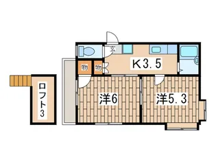 レオパレス長後第8【2階】の間取り