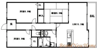 浅香山グリーンマンション【1階】の間取り