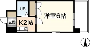 西村ビル【9階】の間取り