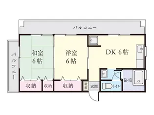 サンシャイン上之園【5階】の間取り