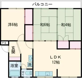 ユートピア長与【1階】の間取り