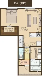 ユーソニアン柏崎・松波A【1階】の間取り