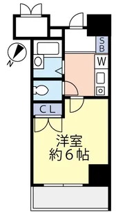 グランヴァン水天宮【4階】の間取り