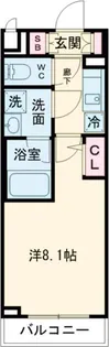 メインステージ板橋蓮根II【2階】の間取り