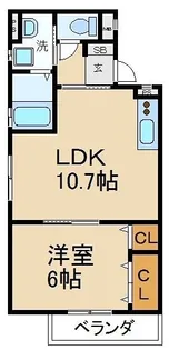 フェリシエ【2階】の間取り
