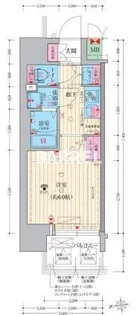 ファーストフィオーレ十三エリオ【2階】の間取り