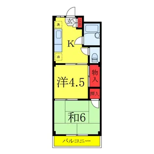 光徳マンション【3階】の間取り