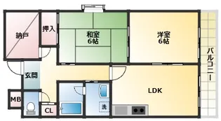 メゾンドール【3階】の間取り