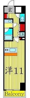 レジディア目白【7階】の間取り