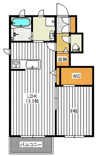 シャーメゾン八木山【1階】の間取り