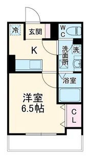 シグネチャー藤が丘【1階】の間取り