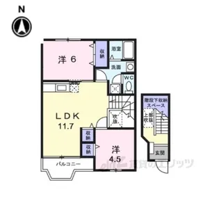 グランジェルメ【2階】の間取り