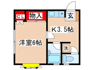 ハウス清光【2階】の間取り