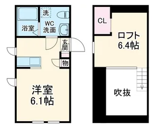 プリマローザ【2階】の間取り