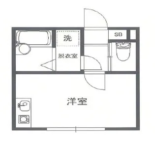 アートヒルズ北新宿【1階】の間取り