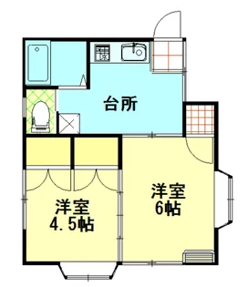 ルミネス桑山【2階】の間取り