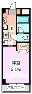 アルビオン宮地【8階】の間取り