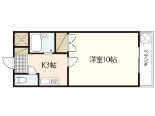 ハマダ矢野ビル【1階】の間取り