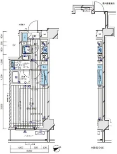 メインステージ北千住VI【4階】の間取り