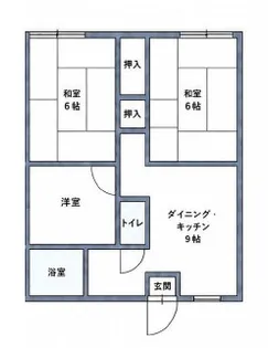b’CASA新大平下re-born【2階】の間取り