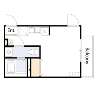 FIRST HILLS【2階】の間取り