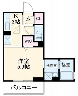 ピフォンテ日吉【3階】の間取り
