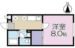 Sun Flats サンフラッツ【2階】の間取り