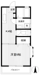 エステートYASUI A棟【1階】の間取り