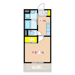 イーストベース II【1階】の間取り