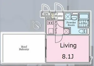 PASEO西新宿五丁目II【4階】の間取り