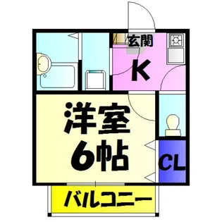 アネックスK【1階】の間取り