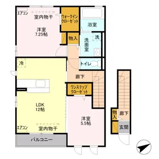 オクトトップ【2階】の間取り