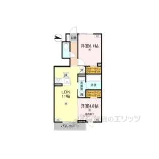 ブリスコート永慶寺【1階】の間取り