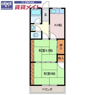 マンションハセガワ【3階】の間取り