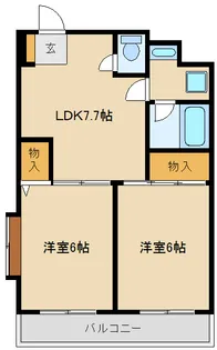 ロイヤルエミーハイム【3階】の間取り