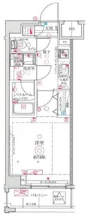クレヴィスタ武蔵中原II【3階】の間取り