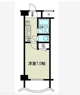 ノルデンハイムリバーサイド天神橋【4階】の間取り