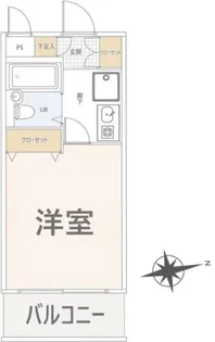 リベール国分寺【5階】の間取り