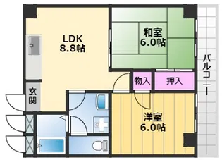 エテルネル21【4階】の間取り