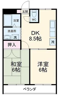 アネックス大野【3階】の間取り