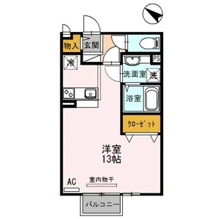 フルハウス A棟【2階】の間取り