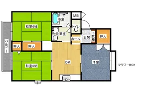 チェリーヒルズ【1階】の間取り