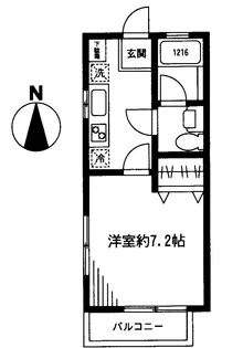 アーバンステイツ横浜西谷B【2階】の間取り