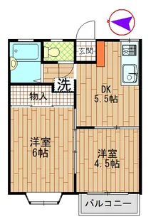 フェニックス【2階】の間取り