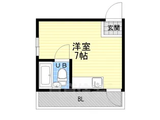 第一玉田マンション【3階】の間取り