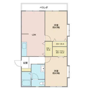 エクセレント花園【2階】の間取り