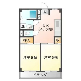 大福第11ビル【3階】の間取り