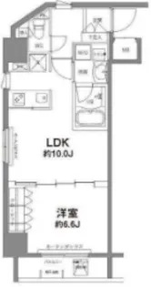 コンフォリア新宿御苑II【10階】の間取り
