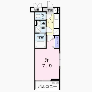 埼玉県川口市東川口6【アパート】の間取り