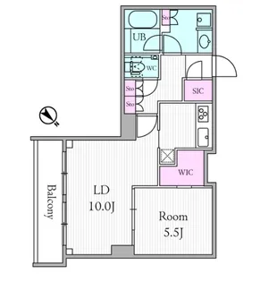 URBAN PARK GRANDE代官山【3階】の間取り